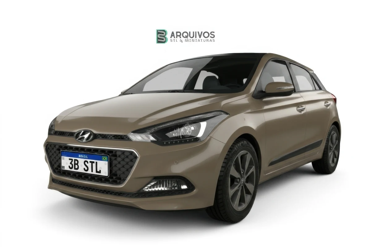 Modelo 3D STL - Hyundai Elite i20 2017 — foto 6